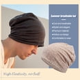 thumbnail image 3 of Sonducket Gorros apilables, gorros de viaje, gorros de invierno, gorros ajustables, accesorios para exteriores, gorro de punto, azul cielo Sombreros Café, 3 of 6