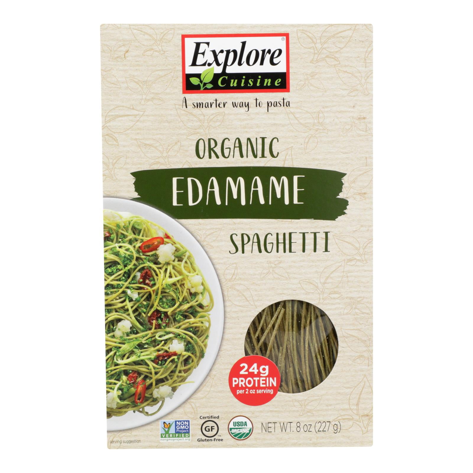 Explore Cuisine Organic Edamame Spaghetti Edamame Spaghetti Case of