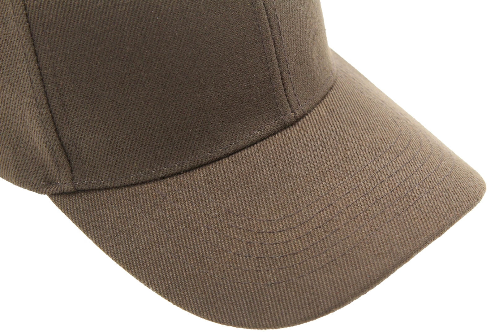 Dark Brown Velcro Closure Adult Unisex Baseball Cap