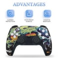thumbnail image 4 of Psychedelic Zombie Skull Print PS5/PS5 Pro/PS5 Slim Digital Disc Skin Sticker For Console And Controller Skins, 4 of 7