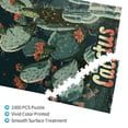 thumbnail image 3 of 1000 pcs green cactus garden 1000 piece puzzle for adults,Vibrant Colors,Challenging Brain Exercise,Charm Cactus Garden Wooden Puzzles 1000 Piece,for Cactus & Puzzle Lovers,Stress relieving pleasure, 3 of 6