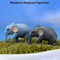 thumbnail image 3 of Figuras de Elefantes en Miniatura KAIYANG para Jardín de Hadas Accesorios Decoración, 3 of 5