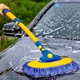 thumbnail image 5 of Car Wash Brush Mop Adjustable for Trailer Trucks with 2 Replacement Heads, 5 of 8