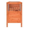 thumbnail image 2 of vidaXL Rabbit Hutch Brown 103x44x69.5 cm Solid Wood Pine, 2 of 3