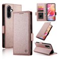 thumbnail image 1 of Magnetic Wallet Case with Card Holder & Stand for Samsung Galaxy A17 Pink, 1 of 6
