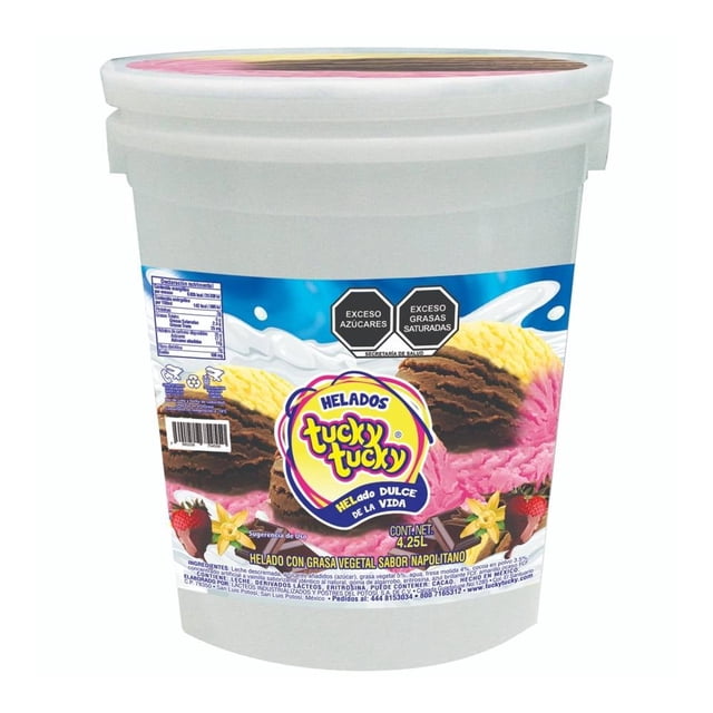 Helado Tucky Tucky napolitano 4.25 l