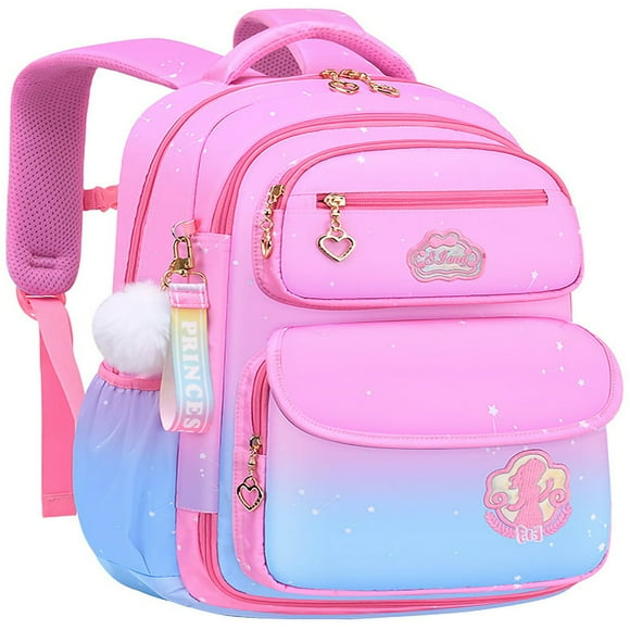 AMERTEER Pink School Backpacks for Girls Kids School Bookbag Girls School Bags Gifts