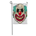 thumbnail image 1 of LADDKE Colorful Horror of Cartoon Clown Zombie Face Joker Evil Scary Garden Flag Decorative Flag House Banner 12x18 inch, 1 of 2