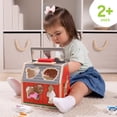 thumbnail image 6 of Melissa & Doug Wooden Take-Along Sorting Barn Toy with Flip-Up Roof and Handle 10 Wooden Farm Play Pieces, 6 of 10