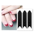 thumbnail image 6 of Convenient and Stylish Nail Art Helper French Manicure Stickers DIY Decoration Stencil Tools, 6 of 7