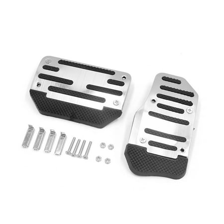 - 2 in 1 Racing Sports Non-Slip Automatic Car Gas Brake Pedal Pads Cover Black