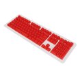 thumbnail image 3 of Teclas de teclado OEM de 108 teclas, altura DIY, transparente mate, teclas mecánicas para teclado mecánico de 61/87/104 teclas, rojo, 3 of 14