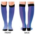 thumbnail image 2 of joogoo Blue Gradient-z1 Long Socks Women Men Knee High Sock, 2 of 8