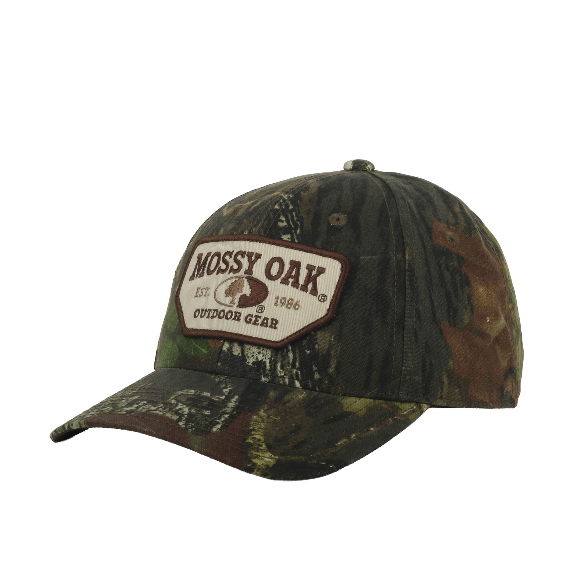 Mossy Oak® New Break-Up Camo Hunting Cap – Full Fabric, Scout Patch, Snapback, One Size