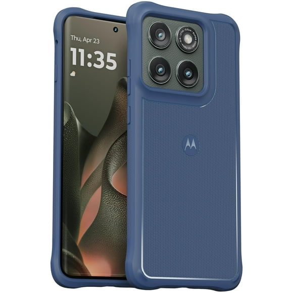 Funda para teléfono Motorola Edge (2025) Funda protectora azul oscuro