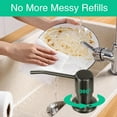thumbnail image 4 of Soap Dispenser for Kitchen Sink, Built in Sink Soap Dispenser, Countertop Soap Dispenser Pump with 47" Extension Tube kit, No Need to Fill Little Bottle Again, Gray, 4 of 8