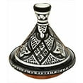 thumbnail image 2 of Moroccan Handmade Serving Tagine Exquisite Ceramic With Vivid colors Original 8 inches Across, 2 of 4
