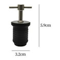 1inch T Handle Drain Plug Sturdy Boat Accessories for Boat Marine Yacht
