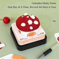 thumbnail image 3 of 3D Calendar 2024, Tear-Off Sticky Note 3D Notepad, Clock Calendar, Office Desk Decoration, Paper Carving Art, 3 of 5