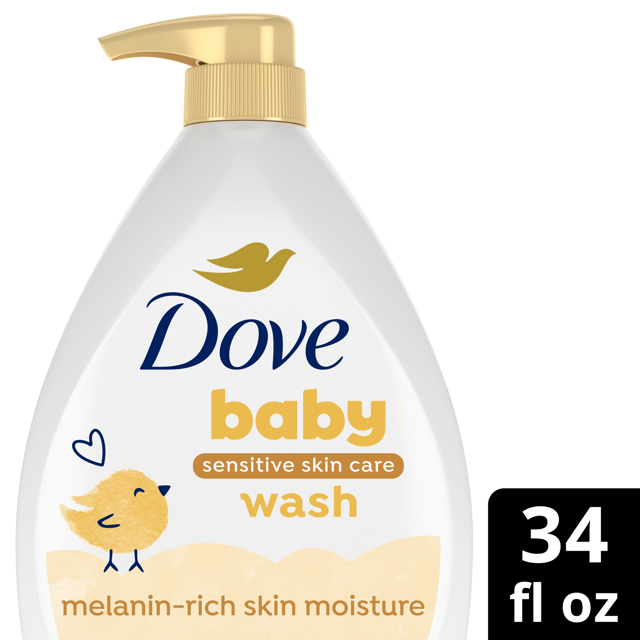 Baby Dove Sensitive Baby Wash for Melanin-Rich Skin, 34 oz photo 2