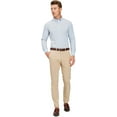 thumbnail image 2 of Mizzen+Main Men's Performance Dress Shirt Classic Fit - Machine Wash, Four-Way Stretch, Wrinkle Free - Leeward Collection (Light Blue Solid, Large), 2 of 7