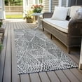 thumbnail image 6 of Addison Rugs Chantille Indoor/Outdoor Transitional Diamond Pewter Washable Runner Rug, 2'3" x 7'6", 6 of 6