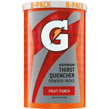 Gatorade Fruit Punch Thirst Quencher Powder Packs, 1.23 oz, 8 count ...