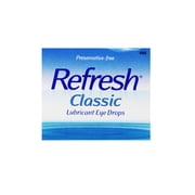 Refresh Classic Sterile Lubricant Eye Drop, Preservative Free, 50ct, 4-Pack