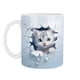 thumbnail image 1 of Taza de café Taza de cerámica blanca Taza de café de oficina Regalo Taza de café con lente una taza, 1 of 1