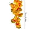 thumbnail image 3 of Doghiosgha Artificial Flower String Lights, Battery Operated, LED Floral Fairy Lights for Window Curtain Bedroom Party Home Wall Decor, 59 Inch, Yellow, 3 of 6