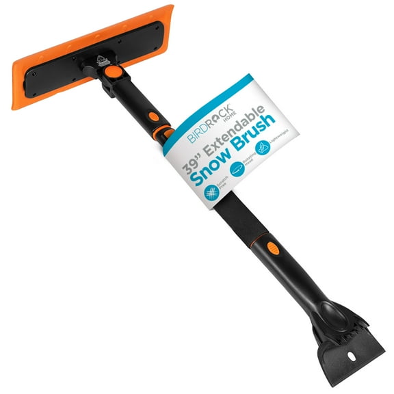 Snow Moover 39" Extendable Snow Foam Brush and Ice Scraper with Soft Grip