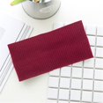 thumbnail image 4 of Eoperou Solid Color Ribbed Thin Fitness Headband Unisex Wide Elastic Sports Sweatband Sports Accessories, 4 of 8