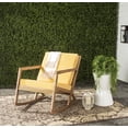 thumbnail image 2 of SAFAVIEH Vernon Outdoor Patio Rocking Chair, Natural/Yellow, 2 of 7