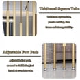 thumbnail image 4 of Modern Privacy Screens Post, Wall Partition Room Divider Floor to Ceiling for Home Office Hotel, 70 to 300 Cm Tall, Small Space Decor Divider Column(2pcs), 4 of 7