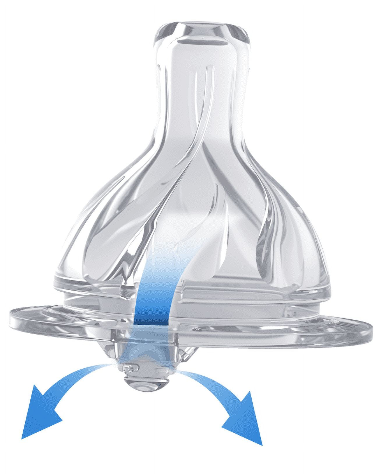 Bebek® 5oz and 9oz Patented Anti Colic Clear BPA-Free Baby Bottle  and Medicine Feeder