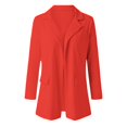 thumbnail image 5 of Siilsaa Blazers for Women Blazer Jackets for Women Work Casual Office Long Sleeve Fashion Dressy Business Outfits Red,S, 5 of 5
