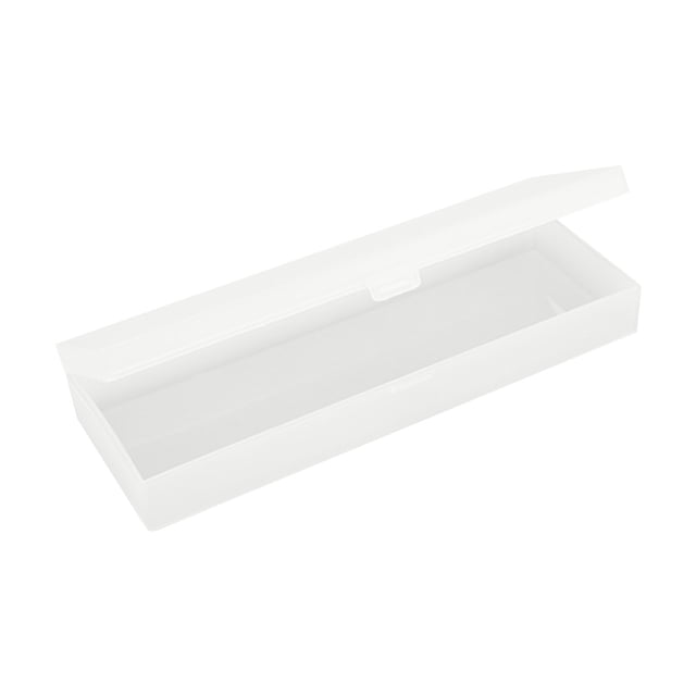 Pencil Case under $5! CQCYD Translucent Frosted Pencil Case, Large Capacity Stationery Storage Box, Multi Compartment Organizer for Pens Markers