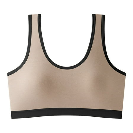 JAKANYQ Ladys  Bras Light Underwear Lace Wireless Gathered Straps Tank Top Models Bottoming Bra Loose Comfortable