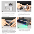 thumbnail image 3 of Vacuum Cleaner Dust Display LED Lamp Rechargeable Reveal Microscopic Dust & Illuminate Pet Hair, 3 of 6