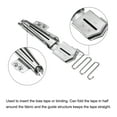 thumbnail image 3 of Uxcell 1-3/8" Inlet 3/8" Outlet Sewing Machine Folder Binding Attachment Tape Binders, 3 of 6