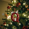 thumbnail image 2 of Moocorvic 26 Initial Letter Ornaments Christmas Tree Decoration Personalized Hanging Alphabet Pendant, Q, 2 of 9