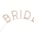 thumbnail image 2 of Ella Celebration Rhinestone Bride Headband Bridal Shower Bachelorette Party Headbands (Rose Gold Rhinestone), 2 of 3