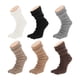 thumbnail image 3 of Ofertas Únicas 1 Par de Calcetines de Cinco Dedos Calcetines Suaves y Gruesos para Mujeres Grises, 3 of 6