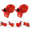 thumbnail image 2 of Shisuyan Bird Water Feeders Connect to Bucket or Container 2Pcs 3.5X2.6X1.6In, 2 of 9