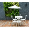 thumbnail image 2 of California Umbrella  6' Rd. Aluminum Patio Umbrella, Crank Lift, Push Button Tilt, Sunbrella fabric, Bronze Finish Black, 2 of 5
