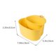 thumbnail image 4 of Xihbxyly Platos de Fruta Sencillos, Bandeja de Drenaje de Doble Capa, Elegante Cesta de Melón, Práctico Portapalillos, Ideal para El Salón, Solución para Guardar Refrigerios, Diseño Amarillo de Alta, 4 of 7