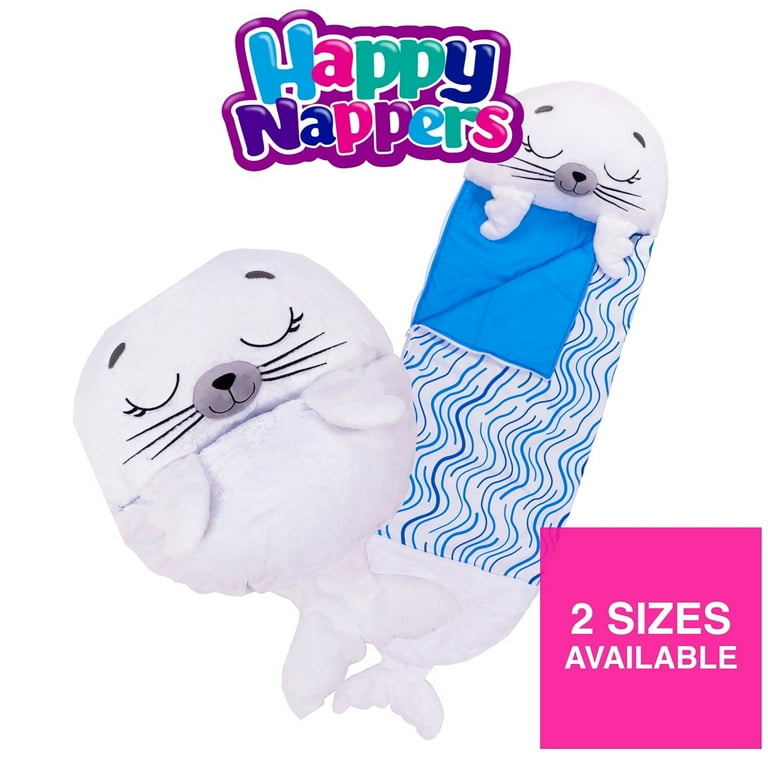 Happy Nappers Pillow Sleepy Sack Medium Sammy The Seal 54 x 20