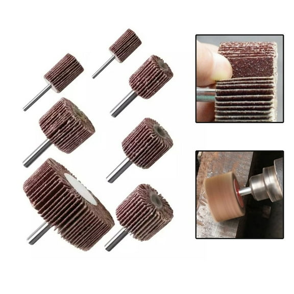 80/60/50/40/30/25/20Mm Emery Cloth Sanding Flap Wheel Disc For Polishing 30Mm Smile Home