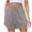 Gray, variant on Shorts for Women Athletic Elastic Waist Drawstring Summer Solid Color Side Pocket Shorts