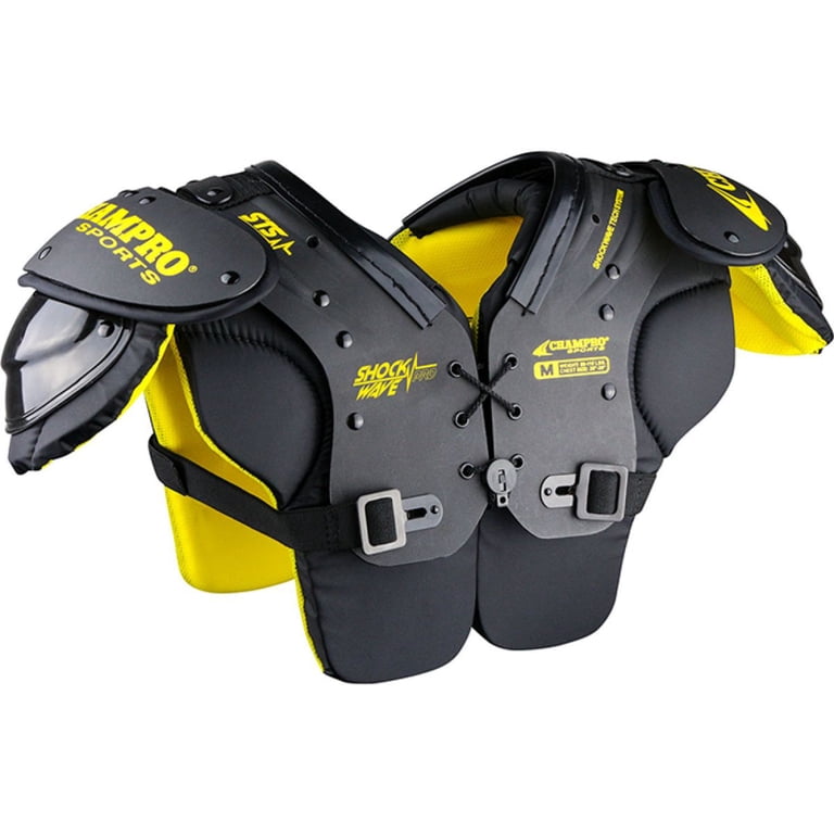 Épaules De Football Champro Shockwave - Taille Large (100-130 Lbs) Pour Garçons - Occasion